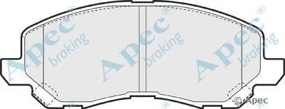 APEC BRAKING pad1376 -  Комплект тормозных колодок, дисковый тормоз